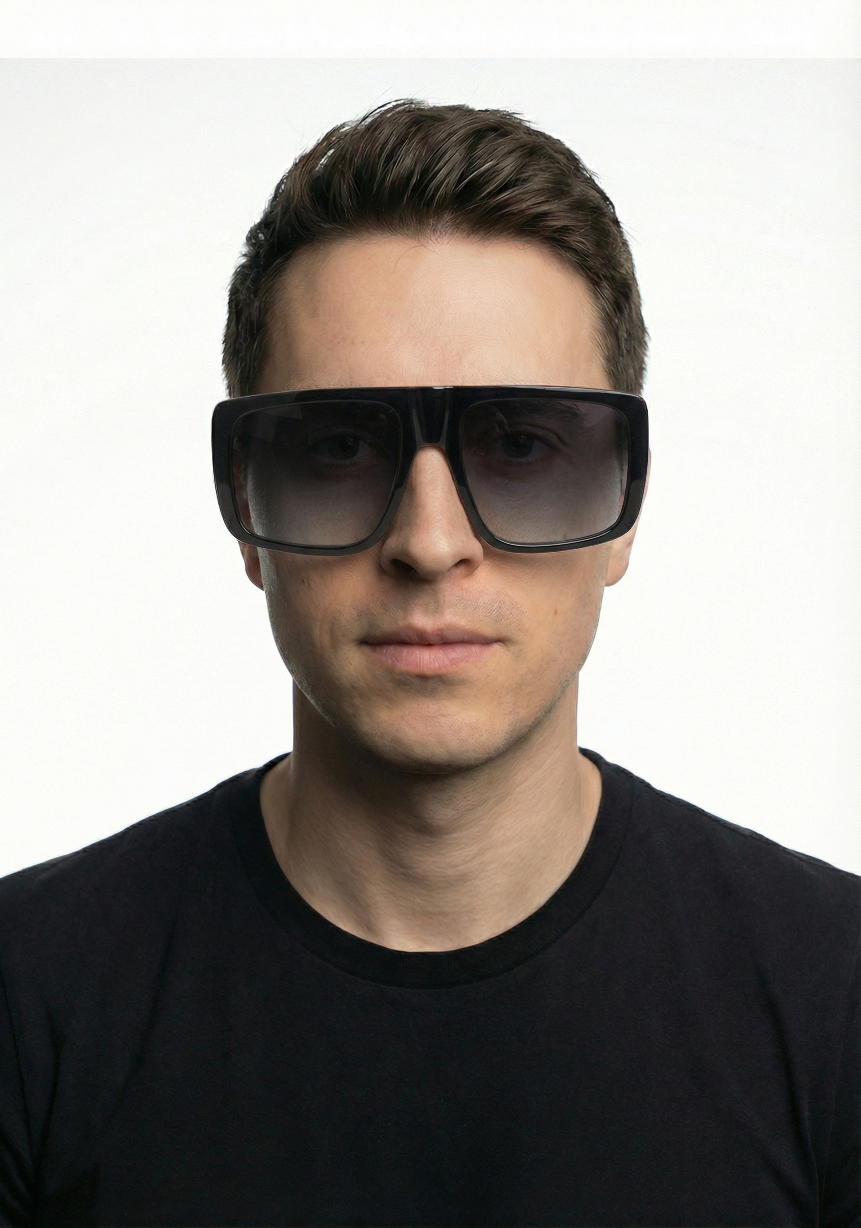 Glasses virtual try-on result